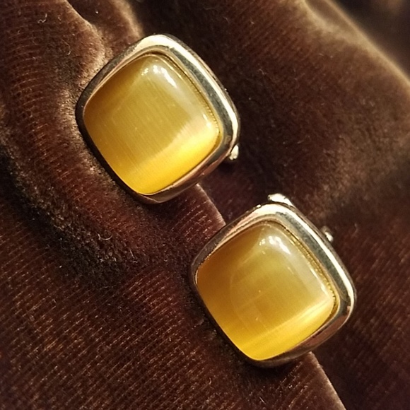 Other - TIGER'S EYE CUFF LINKS